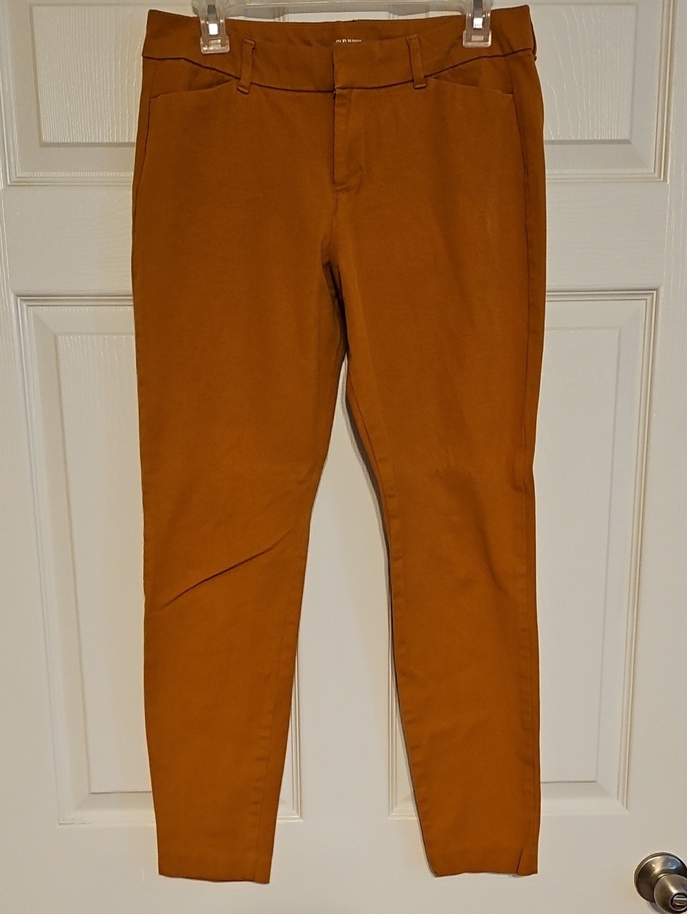 Pixie Pants Chinos in Burnt Mustard-Orange-Brown